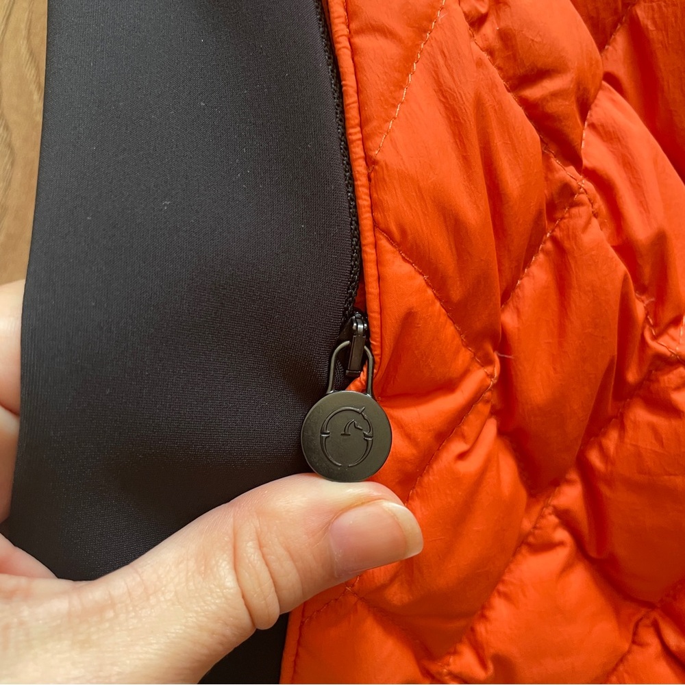 Vestrum Murcia Orange Quilted Women's equestrian riding Vest size L - Picture 13 of 14